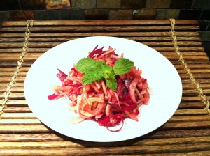 Dr. Fields' Fennel Beet and Grapefruit Salad