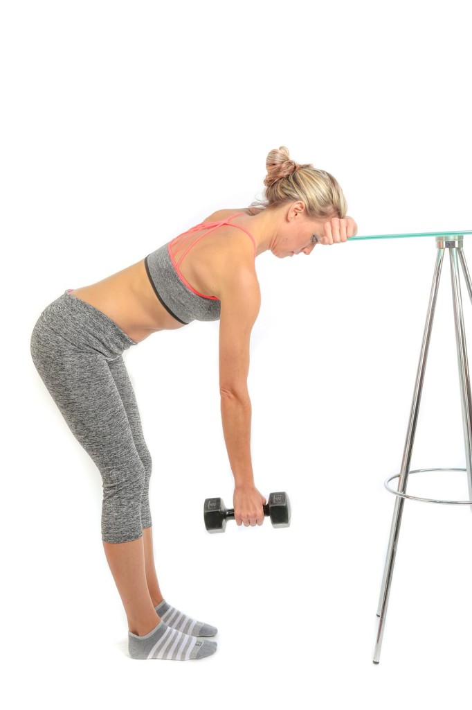 Pendulum exercise for frozen shoulder